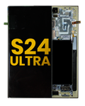 OLED Display with Frame for Samsung Galaxy S24 Ultra (Assembled) (Titanium Yellow)