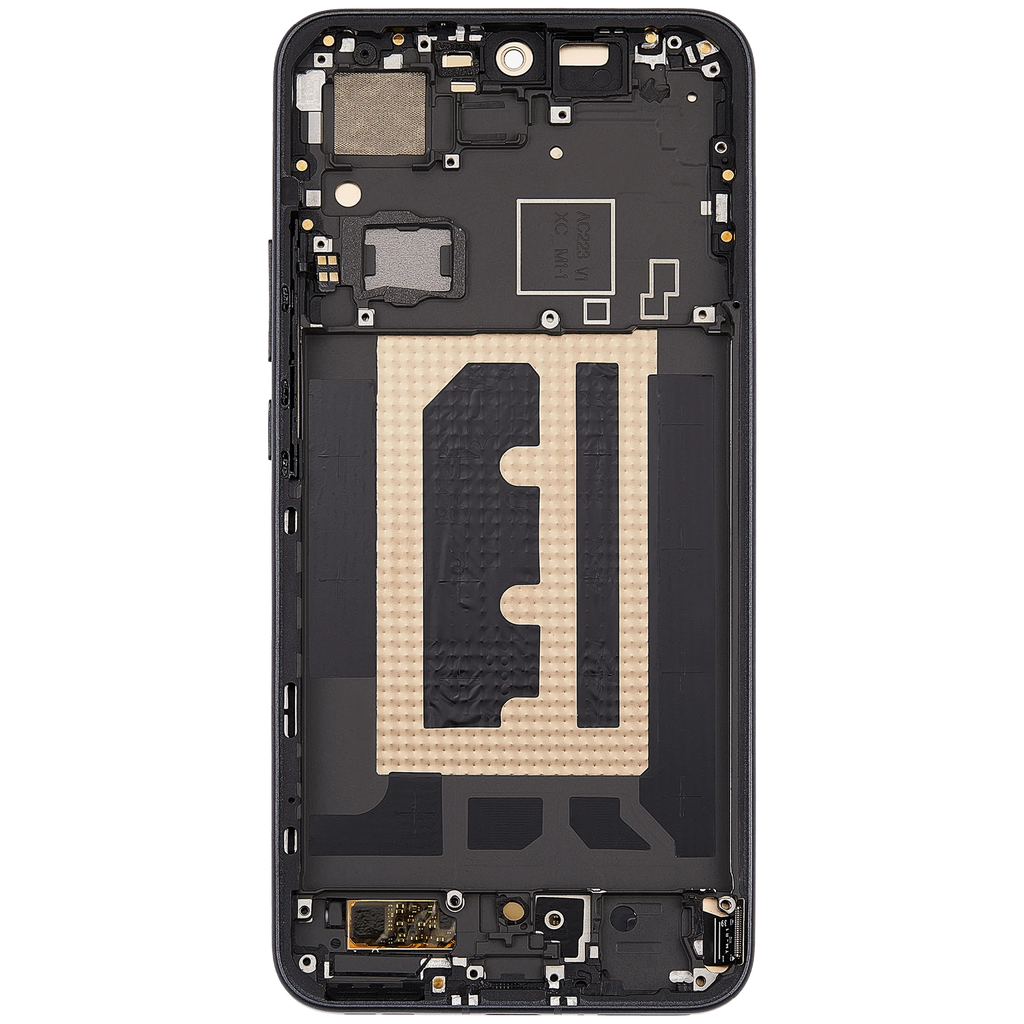 OLED-Display mit Rahmen für Oppo Reno 13 Pro (Refurbished) (Graphite Grau)