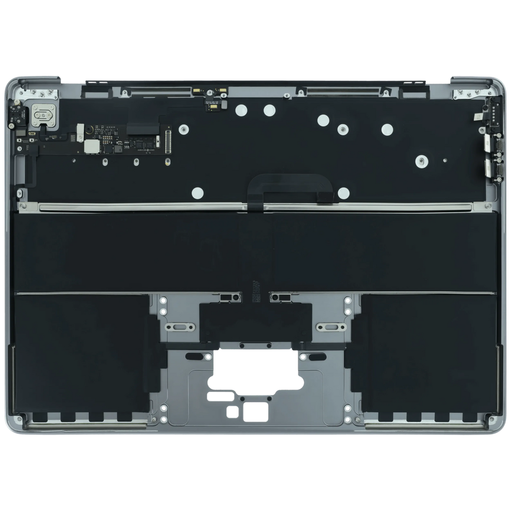 Top Case mit Keyboard (ANSI US) für MacBook Air 13" A2681 (2022) (gebrauchter OEM-Ausbau, Qualität A) (Space Grau)