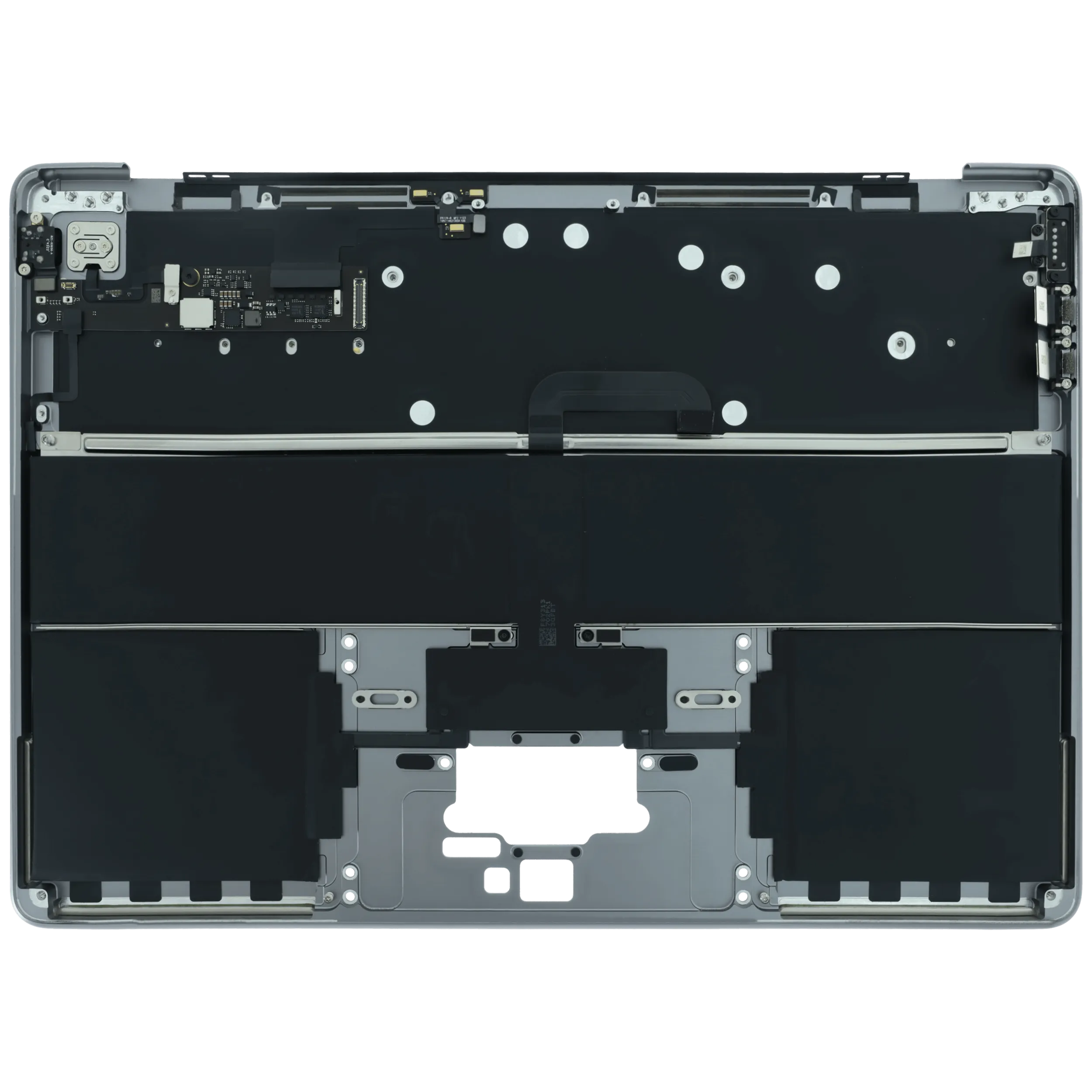 Top Case mit Keyboard (ANSI US) für MacBook Air 13" A2681 (2022) (gebrauchter OEM-Ausbau, Qualität A) (Space Grau)