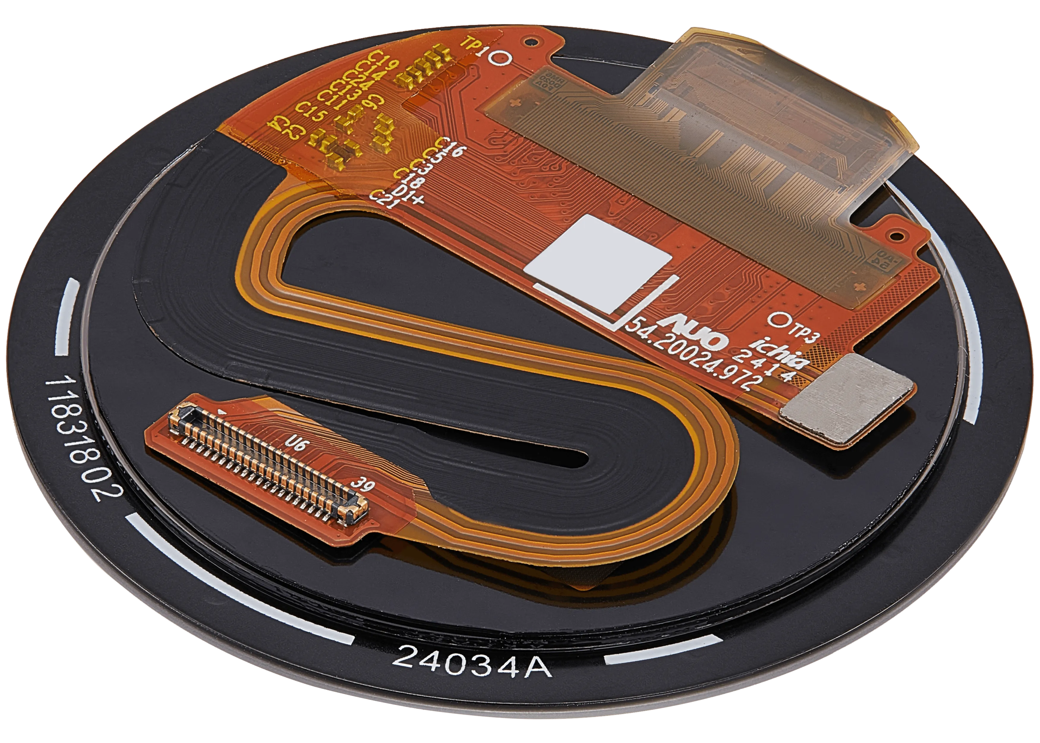 OLED-Display ohne Rahmen für Garmin Venu 3S (2023) (41MM) (Premium) (Schwarz)