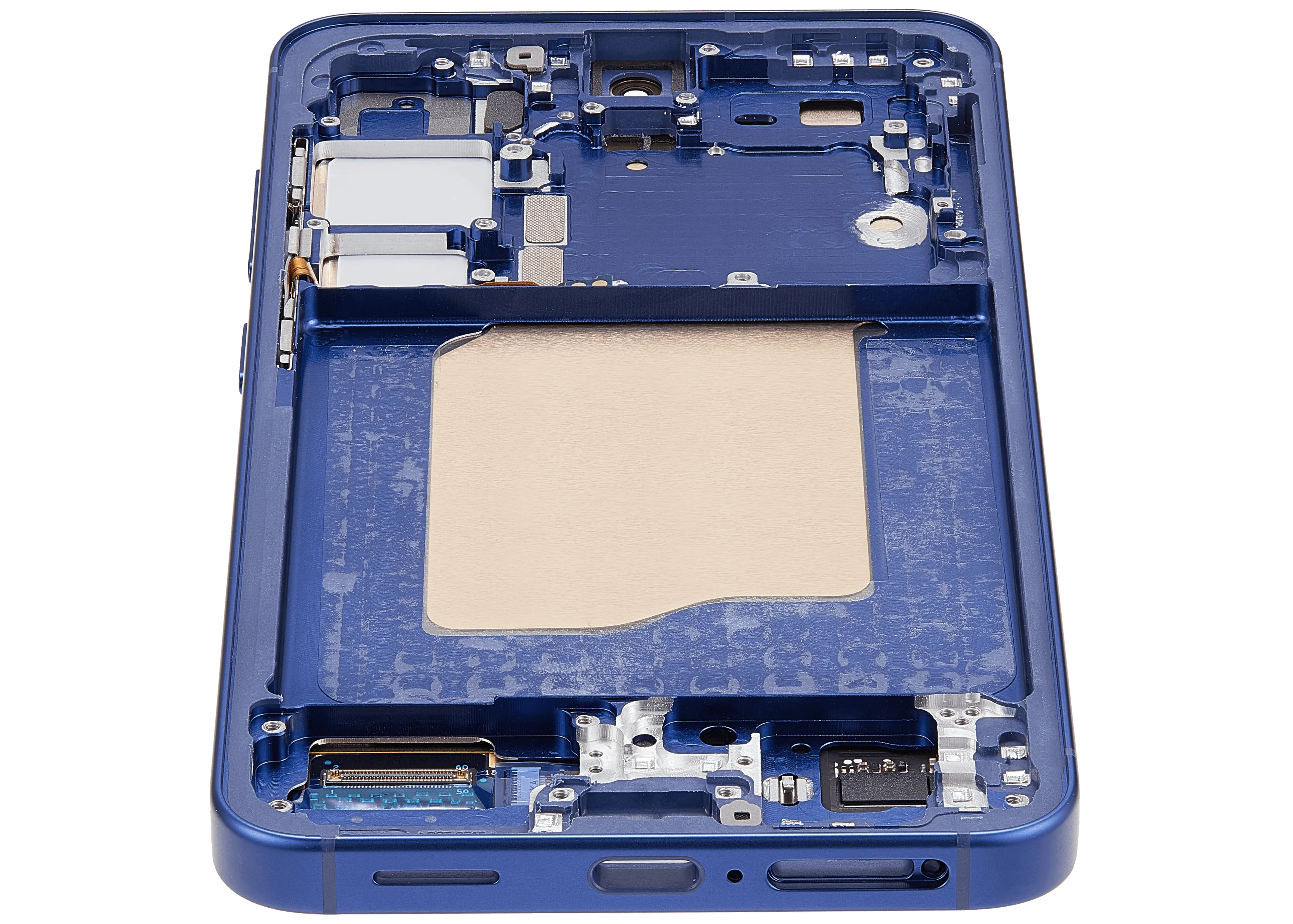 OLED-Display mit Rahmen für Samsung Galaxy S25 5G (US & International) (Aftermarket Plus) (Navy)