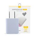 AmpSentrix Pro 30W 2-in-1 USB-C / USB-A GaN Wall Adapter (Pink)