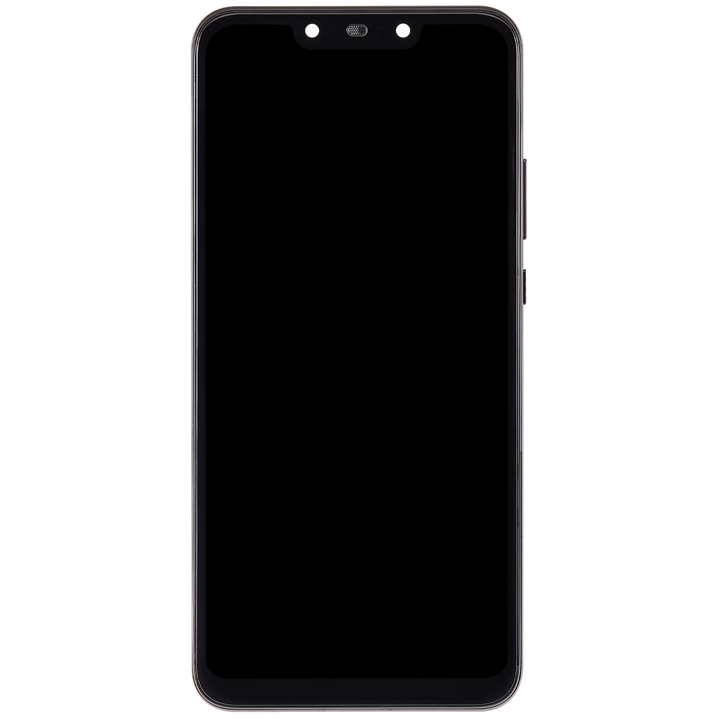 LCD-Display mit Rahmen für Huawei Nova 3 (2018) (Refurbished) (Schwarz)
