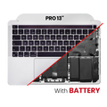 Topcase m. Akku & Tastatur MacBook Pro 13 A2251 (2020) US-Tast. Silber OEM B/C