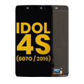 OLED-Display ohne Rahmen für Alcatel Idol 4S Refurbished Schwarz
