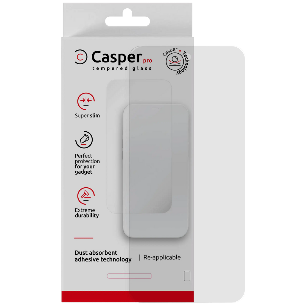 Casper Pro Tempered Glass for Moto G57 Power (2026), Moto G100s, Moto G67 power (Retail Pack, Clear)