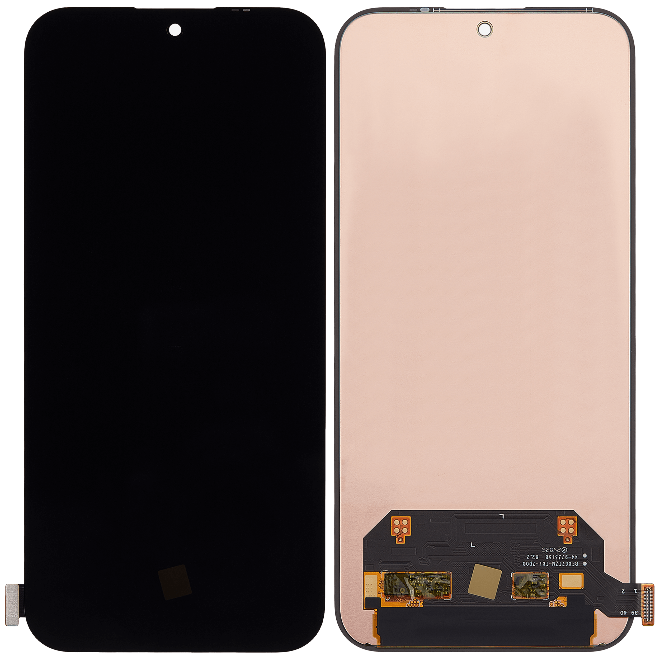 OLED-Display ohne Rahmen für Nothing Phone (2a) (Refurbished) (Alle Farben)
