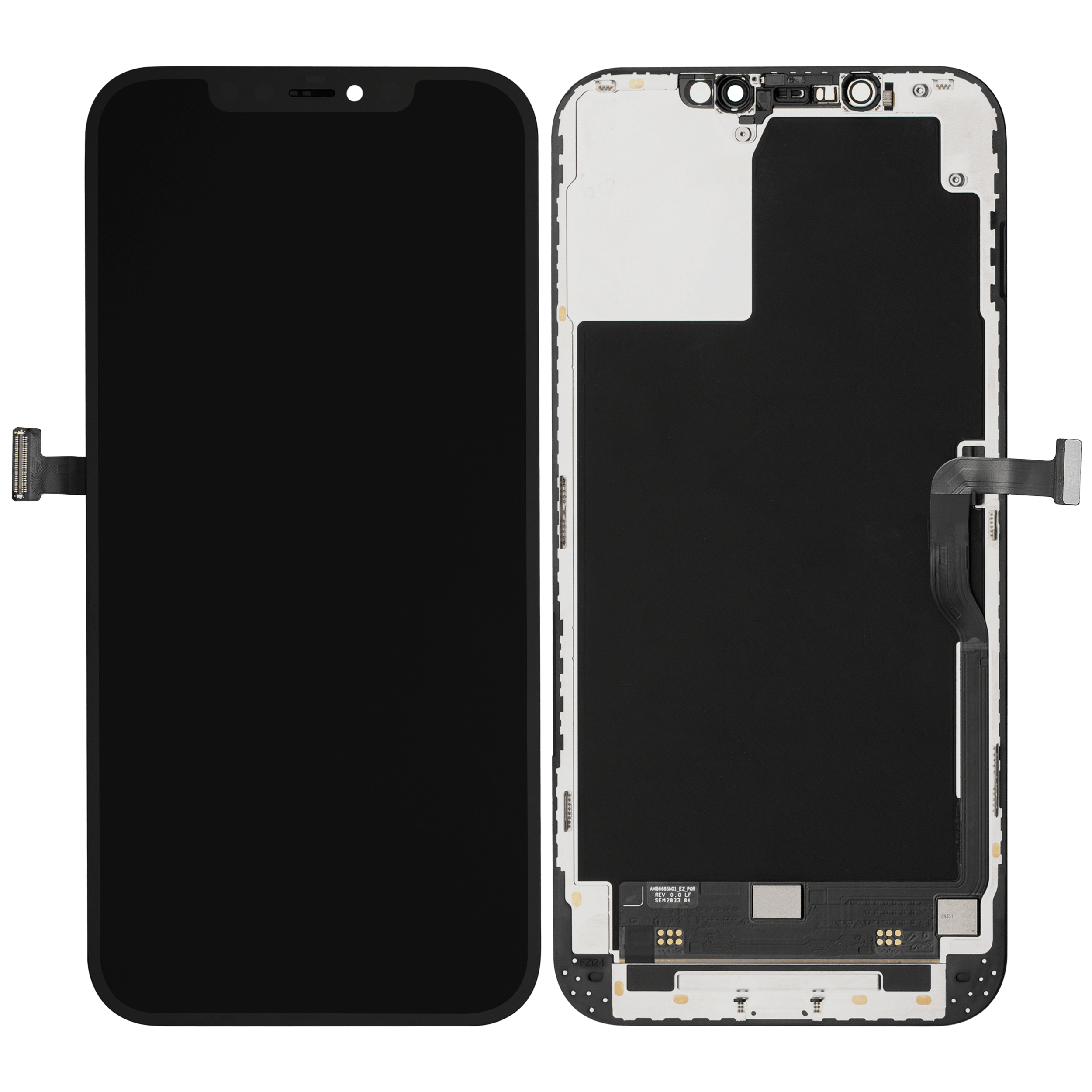 OLED-Display Compatible für iPhone 12 Pro Max (gebrauchter OEM-Ausbau, Qualität A)