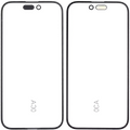 OCA Master Nur Rahmen für iPhone 15 (5er-Pack)