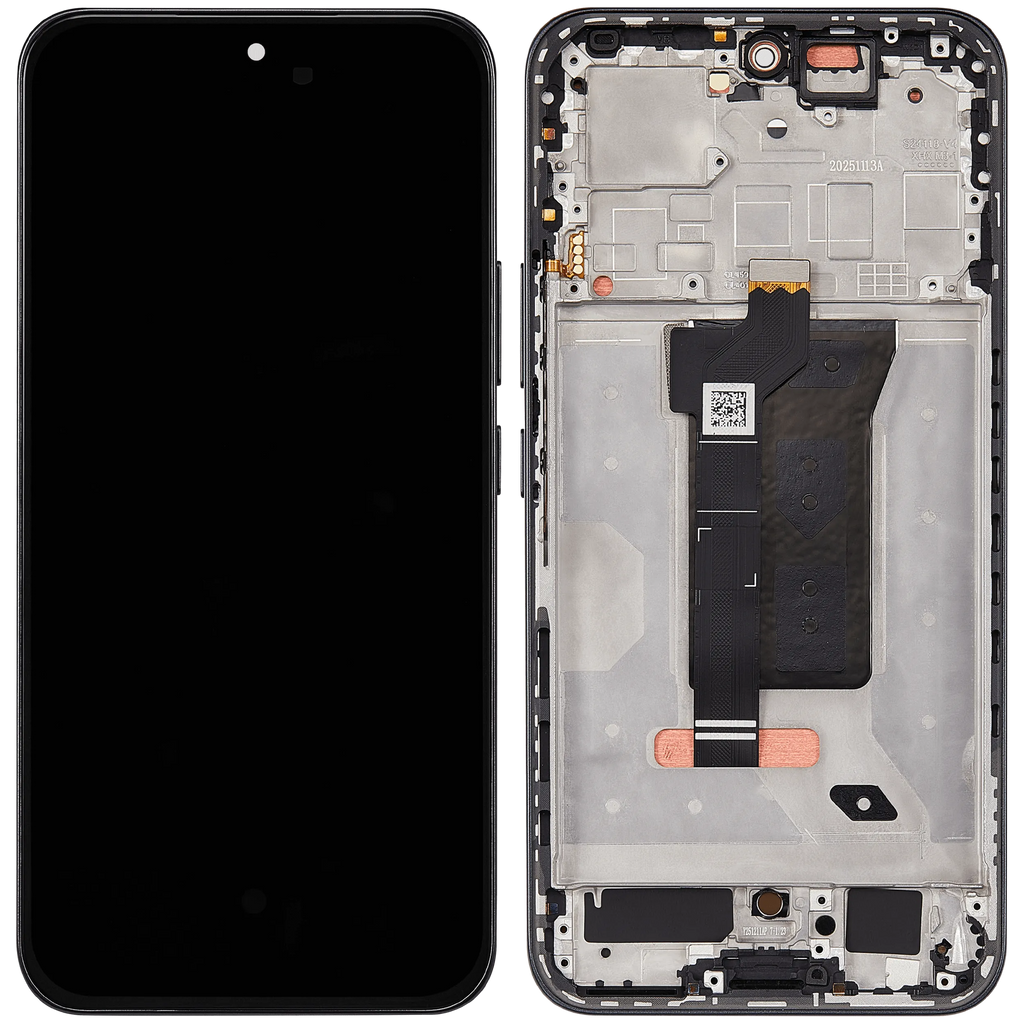 OLED-Display mit Rahmen für Honor 400 (Refurbished) (Midnight Schwarz)