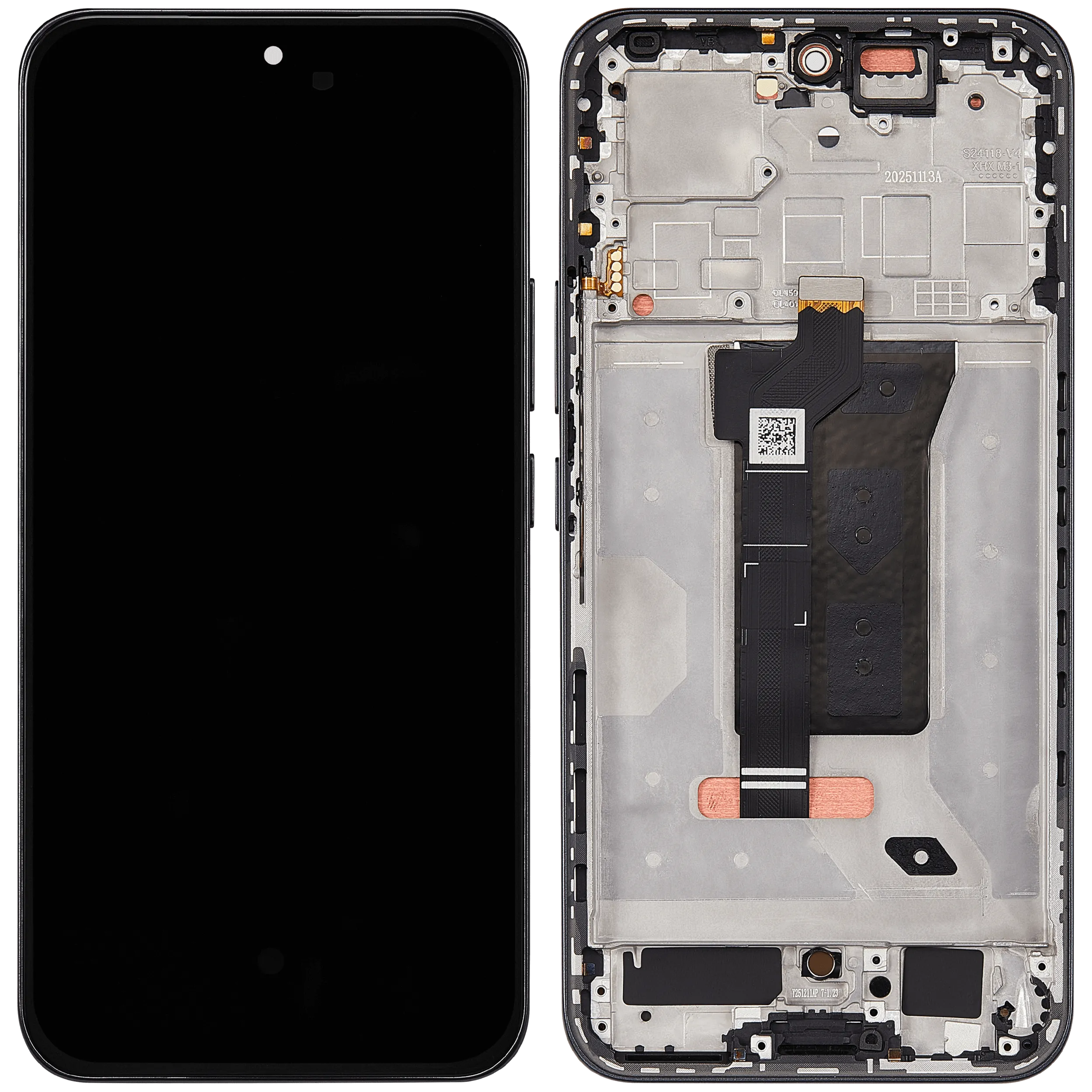 OLED-Display mit Rahmen für Honor 400 (Refurbished) (Midnight Schwarz)