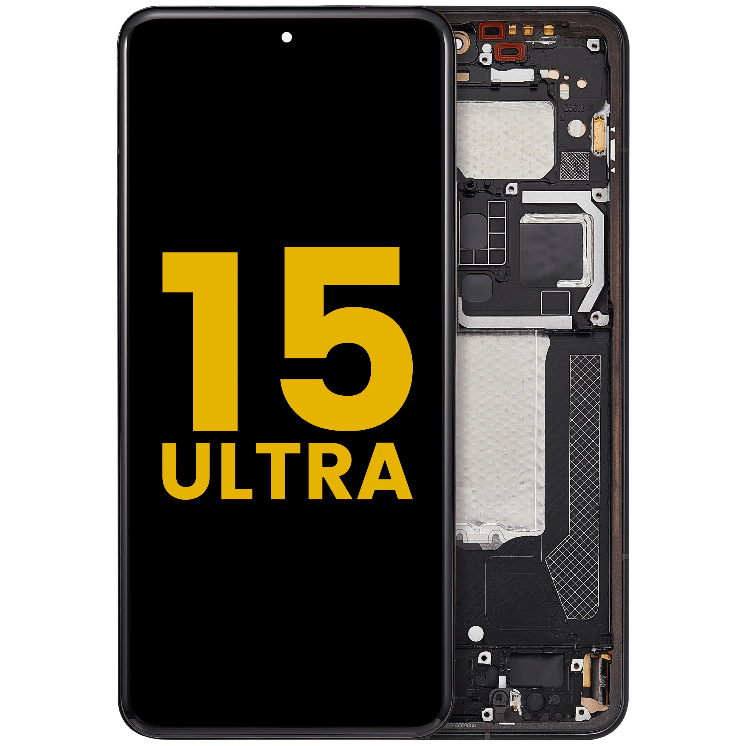 OLED-Display mit Rahmen für Xiaomi 15 Ultra (Refurbished) (Schwarz)