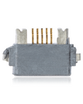 Ladebuchse mit Lötverbindung - 05 Pin - Micro A - 4 Ankerpunkte (C205)