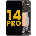 OLED-Display mit Rahmen für Xiaomi 14 Pro (Refurbished) (Titanium)