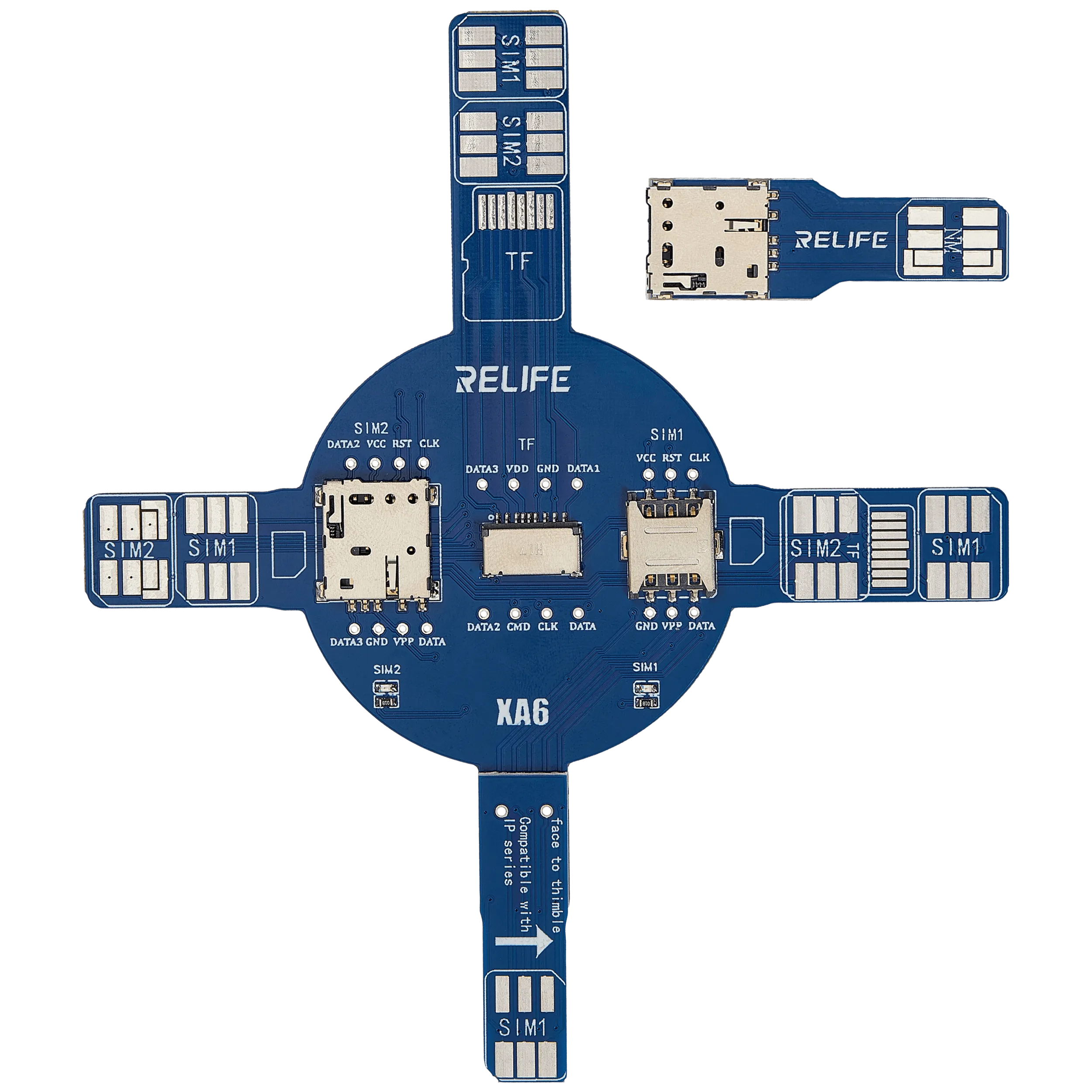 XA6 Dual SIM Card Signal Test Board (Relife)