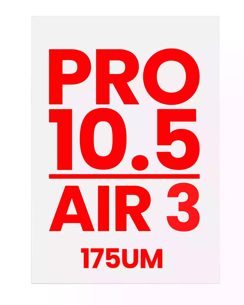 OCA Laminierfolie für iPad Pro 10.5" und iPad Air 3 (175 µm) (10er-Pack)
