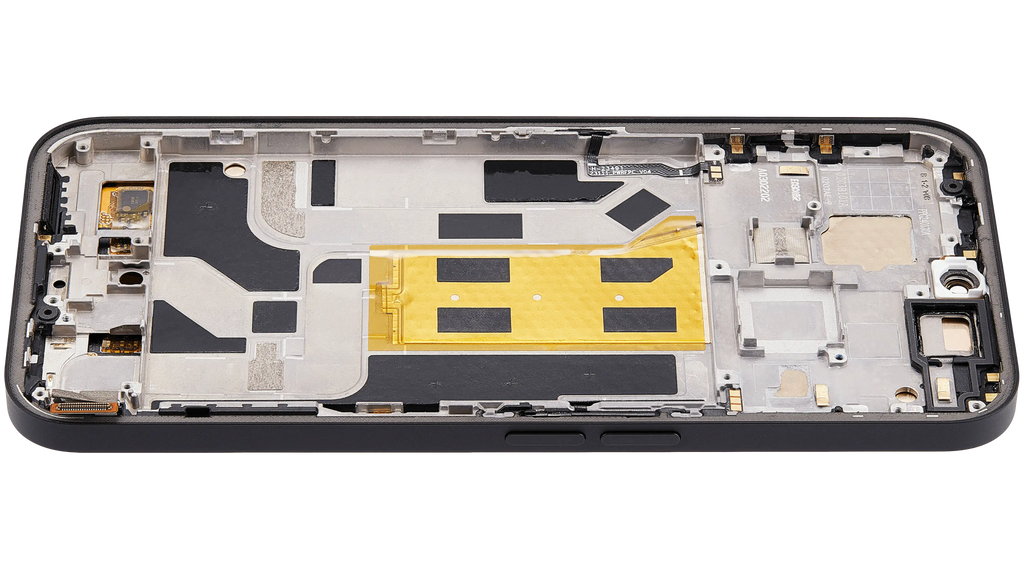 OLED-Display mit Rahmen für Nothing Phone (2a) (Refurbished) (Schwarz)