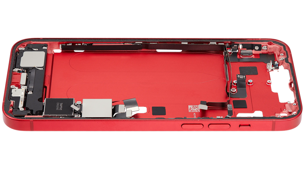 Original Apple-Ausbau C gebraucht – iPhone 14 Plus US Version Rahmen Rot