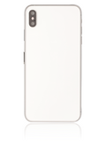 Backcover/Rahmen mit Small Components Pre-Installed für iPhone XS Max (gebrauchter OEM-Ausbau, Qualität A) (Silber)