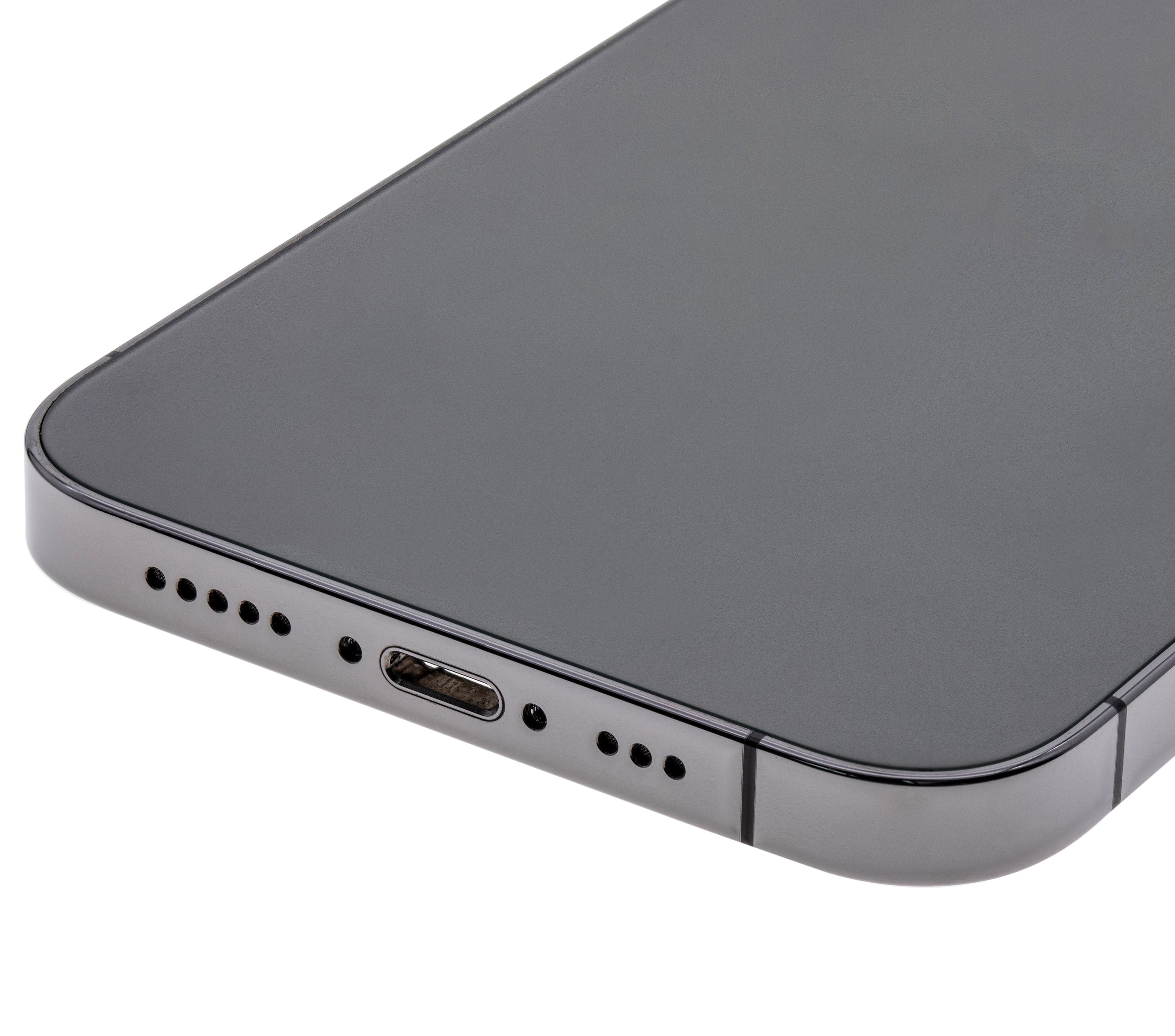 Backcover/Rahmen mit Small Parts für iPhone 12 Pro (US-Version) (gebrauchter OEM-Ausbau, Qualität A) (Graphite)