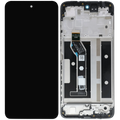 LCD-Display mit Rahmen für Motorola Moto G15 (XT2521 /2025) (Original OEM) (Alle Farben)