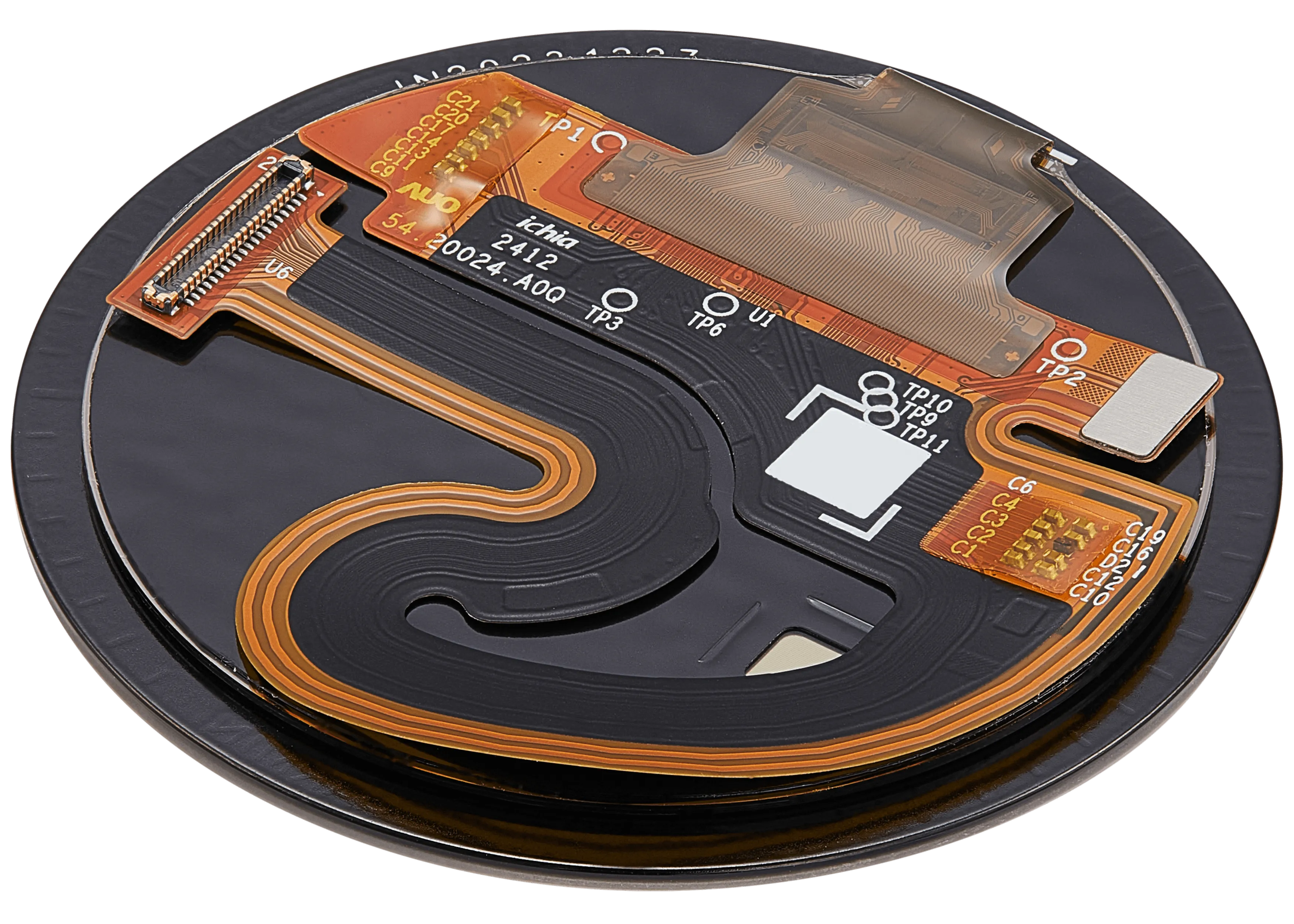 OLED-Display ohne Rahmen für Garmin Forerunner 965 (2023) (Premium) (Schwarz)