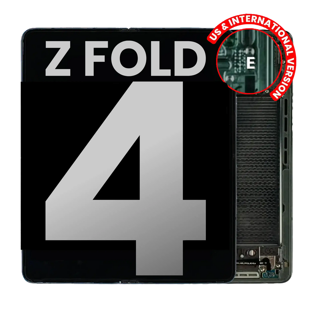 Inner OLED Display Assembly for Samsung Galaxy Z Fold 4 5G (US & International) (Used OEM Pull, B/C Grade) (Gray-Green)