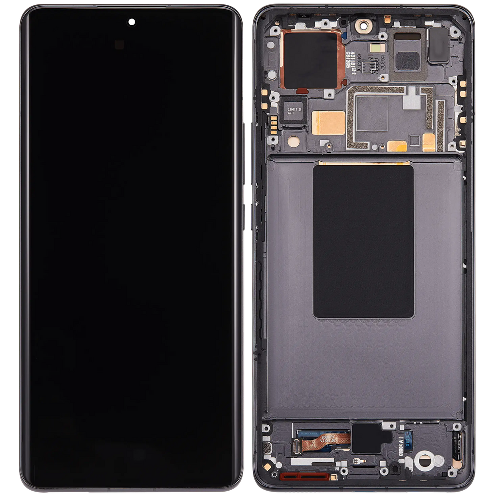OLED-Display mit Rahmen für Xiaomi 12 Pro / 12S Pro (Refurbished) (Grau)