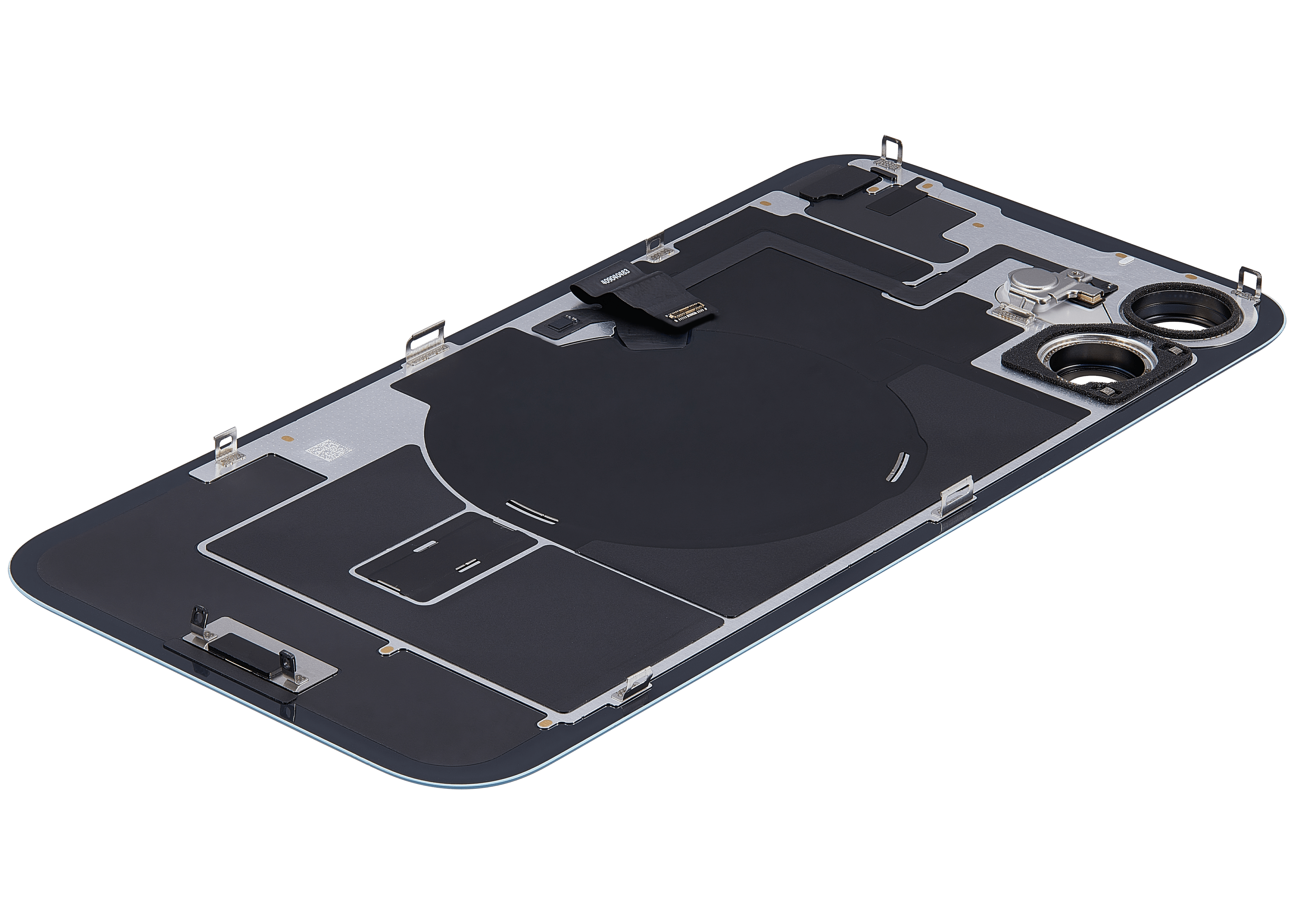 Backcover mit MagSafe Magnet & NFC & Blitz-Flexkabel für iPhone 16 Plus (gebrauchter OEM-Ausbau, Qualität C) (Teal)