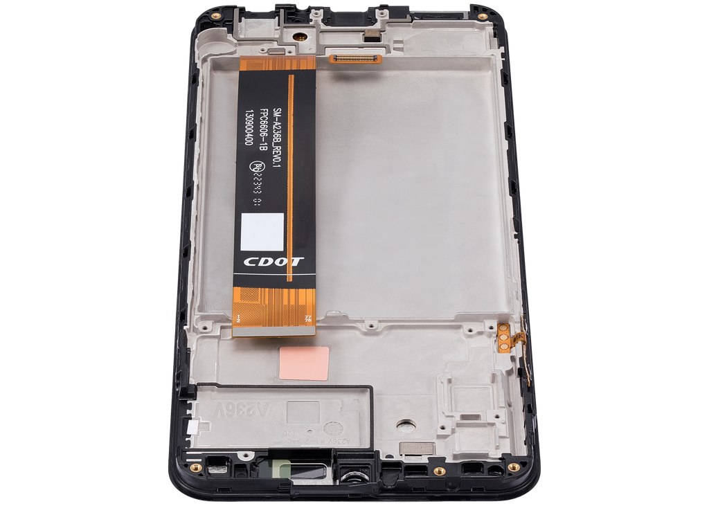 LCD-Display mit Rahmen für Samsung Galaxy A23 5G (A236V / 2022) (Verizon V Version) (gebrauchter OEM-Ausbau, Qualität B) (Alle Farben)