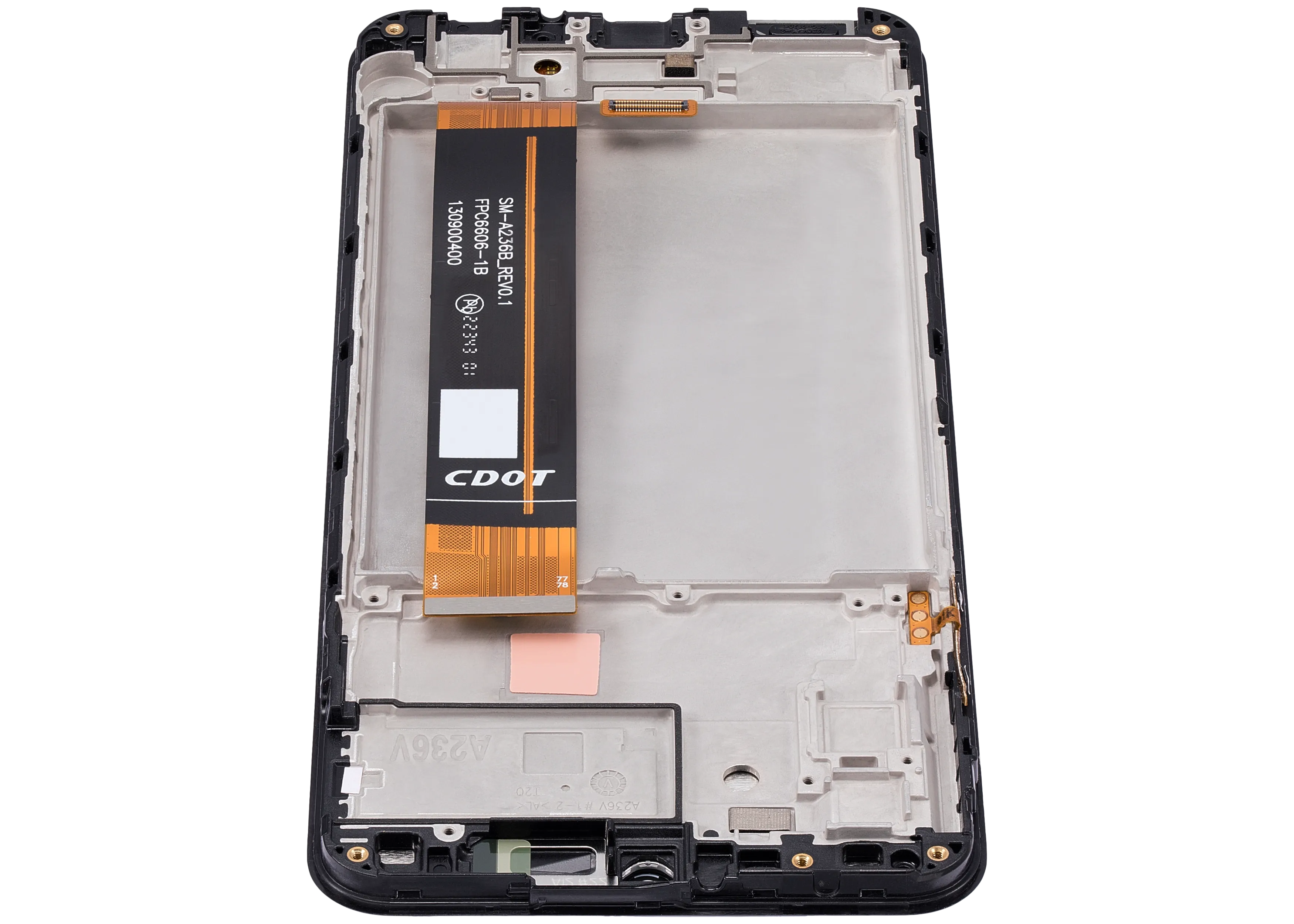 LCD-Display mit Rahmen für Samsung Galaxy A23 5G (A236V / 2022) (Verizon V Version) (gebrauchter OEM-Ausbau, Qualität B) (Alle Farben)