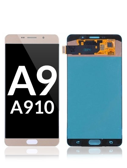 OLED-Display ohne Rahmen für Samsung Galaxy A9 (A910 / 2016) (Refurbished: Cosmetic Grade: New) (Gold)