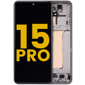 OLED-Display mit Rahmen für Xiaomi 15 Pro (Refurbished) (Schwarz)
