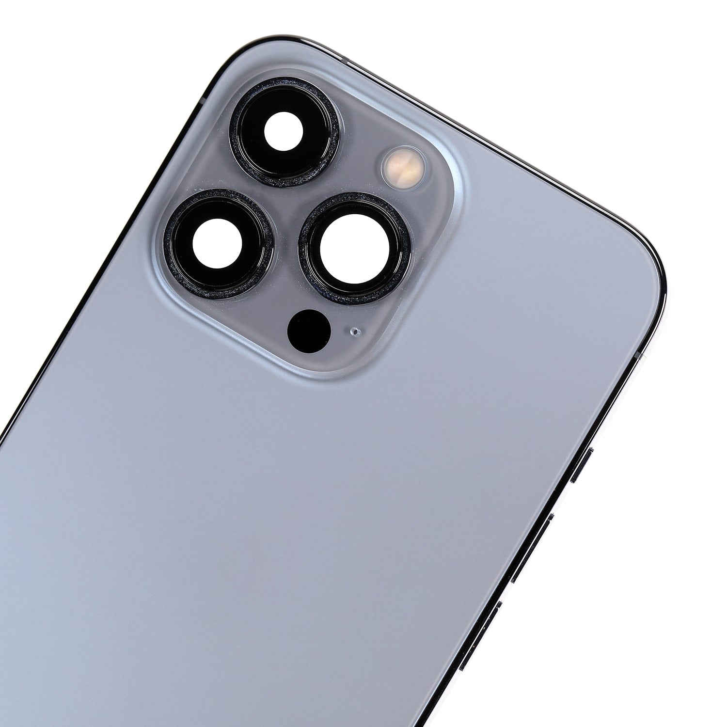 Backcover/Rahmen mit Small Parts für iPhone 13 Pro (US-Version) (gebrauchter OEM-Ausbau, Qualität A) (Sierra Blau)