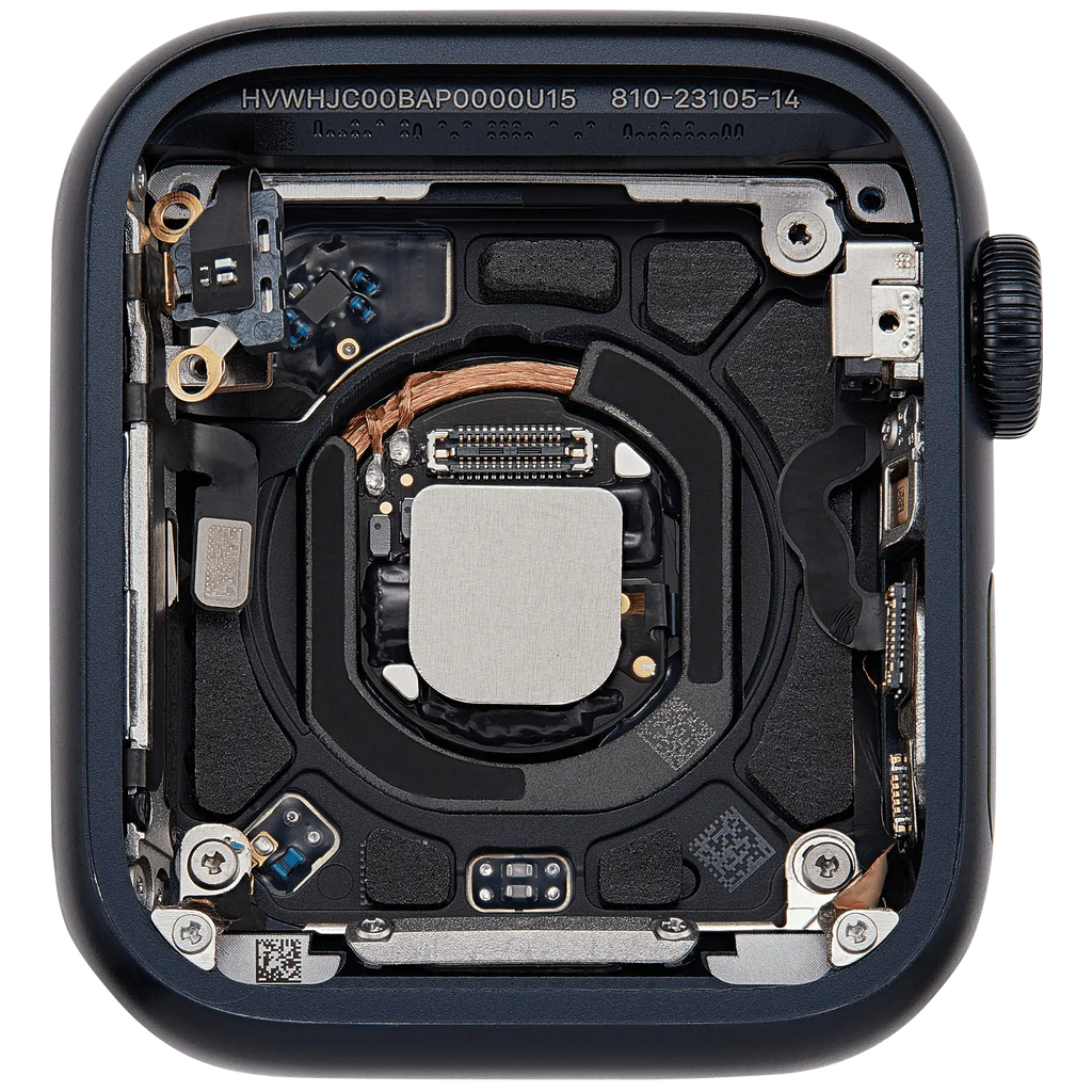 Backcover/Rahmen für Watch Series SE 3rd (40MM) (gebrauchter OEM-Ausbau, Qualität A) (Cellular Version) (Aluminum / Midnight)