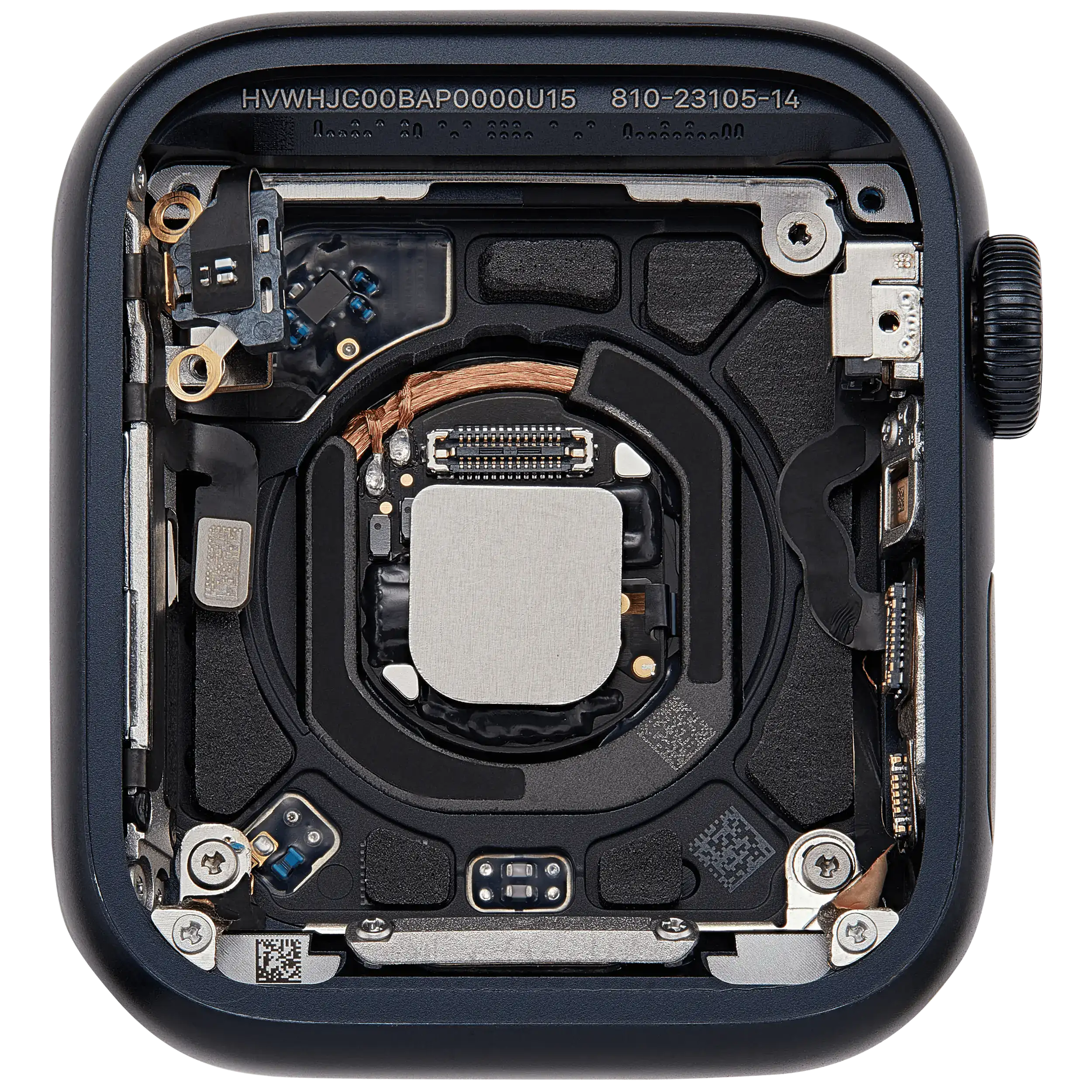 Backcover/Rahmen für Watch Series SE 3rd (40MM) (gebrauchter OEM-Ausbau, Qualität A) (Cellular Version) (Aluminum / Midnight)