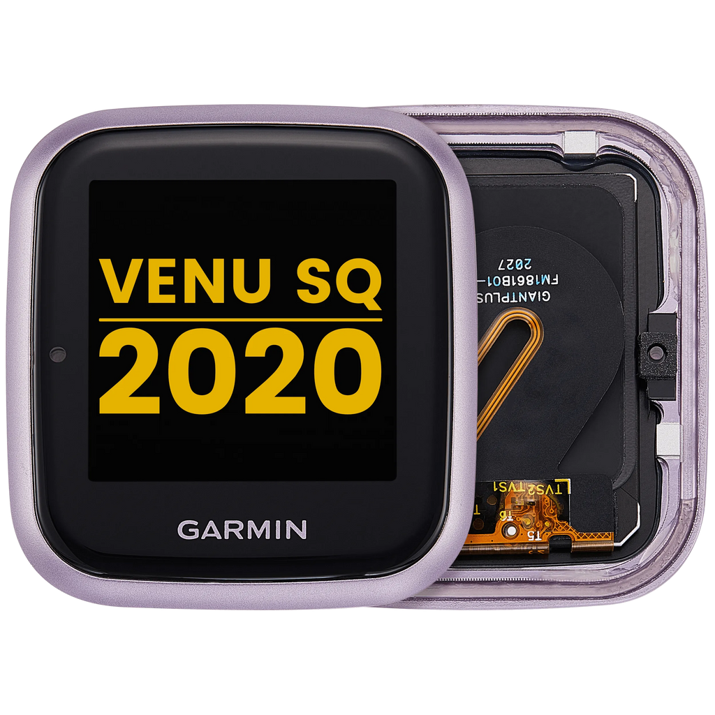 LCD-Display mit Rahmen für Garmin Venu SQ (2020) (Premium) (Orchid)