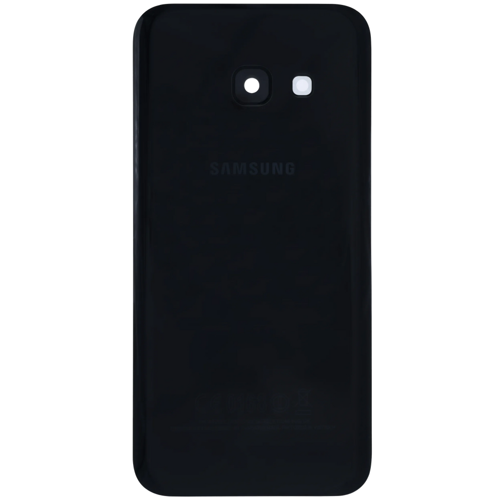 Backcover mit Camera Lens Compatible für Samsung Galaxy A3 (A320) (Service Pack) (Schwarz)