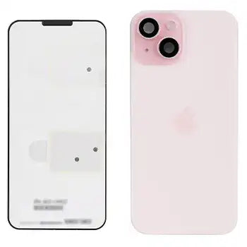 Backcover mit MagSafe, NFC & Blitz-Flexkabel für iPhone 15 (OEM, Pink)