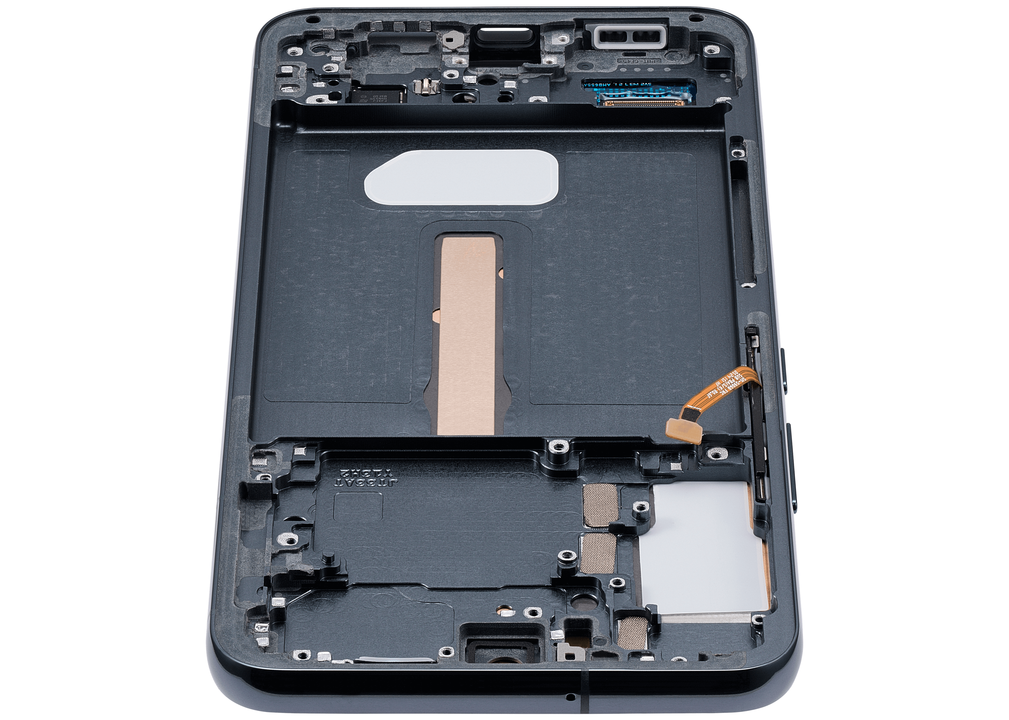 OLED-Display mit Rahmen für Samsung Galaxy S22 Plus 5G (gebrauchter OEM-Ausbau, Qualität A) (Phantom Green)