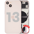 Backcover/Rahmen mit Small Parts für iPhone 13 (US-Version) (gebrauchter OEM-Ausbau, Qualität C) (Pink)