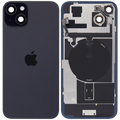 Backcover mit MagSafe Magnet & NFC & Blitz-Flexkabel für iPhone 15 Plus (Service Pack) (Schwarz)