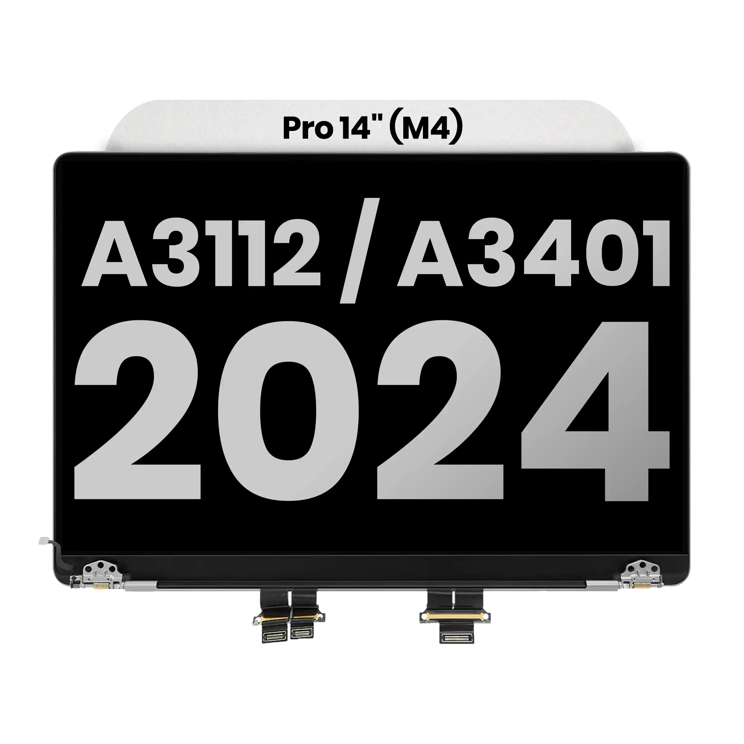 LCD Display (Glossy) MacBook Pro 14" (A3112 / A3401 / A3185 / A3434) (Late 2024-Late 2025) (Used OEM, Grade A) (Space Black)