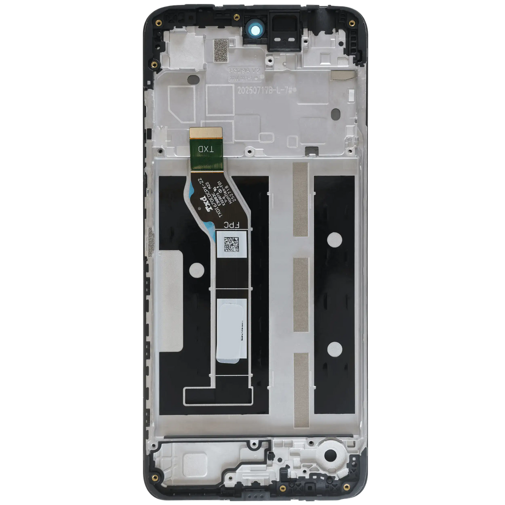 LCD-Display mit Rahmen für Motorola Moto G05 (XT2523 /2025) (Original OEM) (Alle Farben)