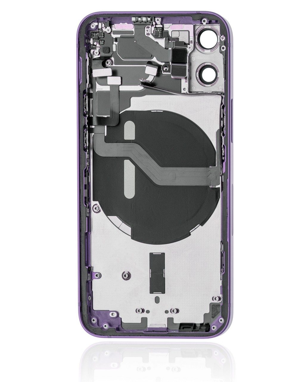 Backcover/Rahmen mit Small Parts für iPhone 12 Mini (EU / Global Version) (gebrauchter OEM-Ausbau, Qualität A) (Lila)