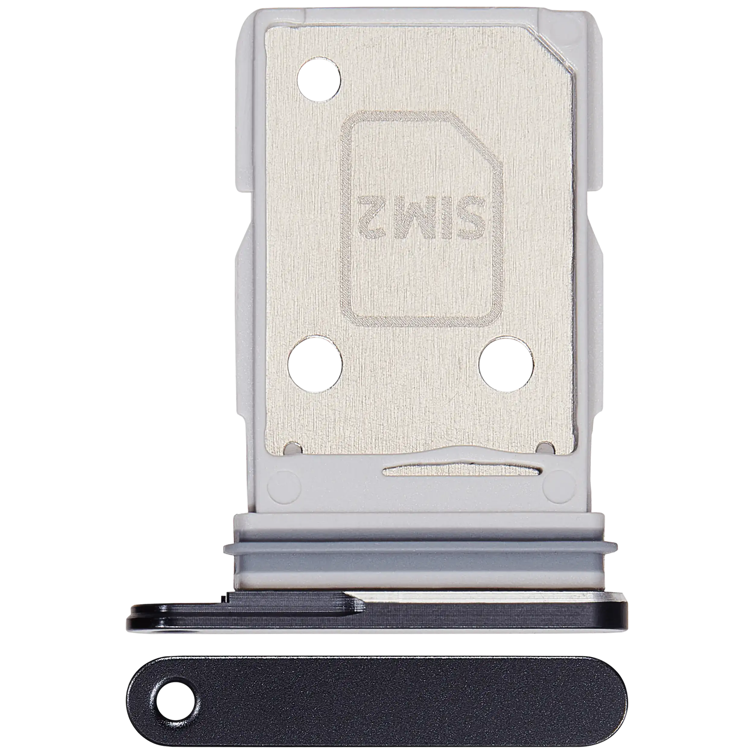 Dual Sim Card Tray für Samsung Galaxy S26 Ultra (S948) (Schwarz)