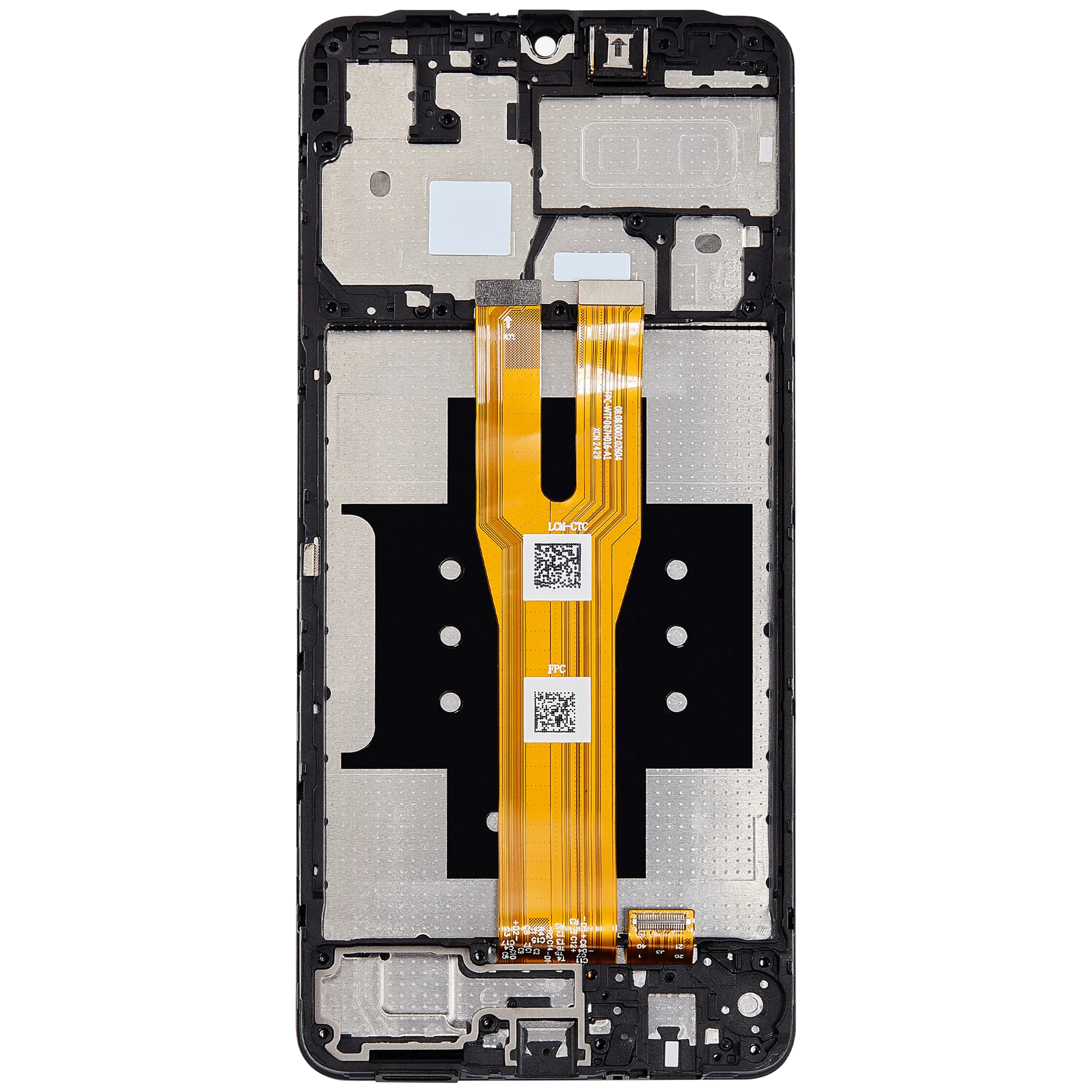 LCD-Display mit Rahmen für Samsung Galaxy A06 (A065 / 2024) (Aftermarket Plus) (Alle Farben)