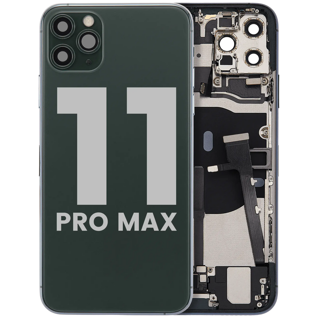Original Apple-Ausbau C gebraucht – iPhone 11 Pro Max Backcover/Rahmen Nachtgrün