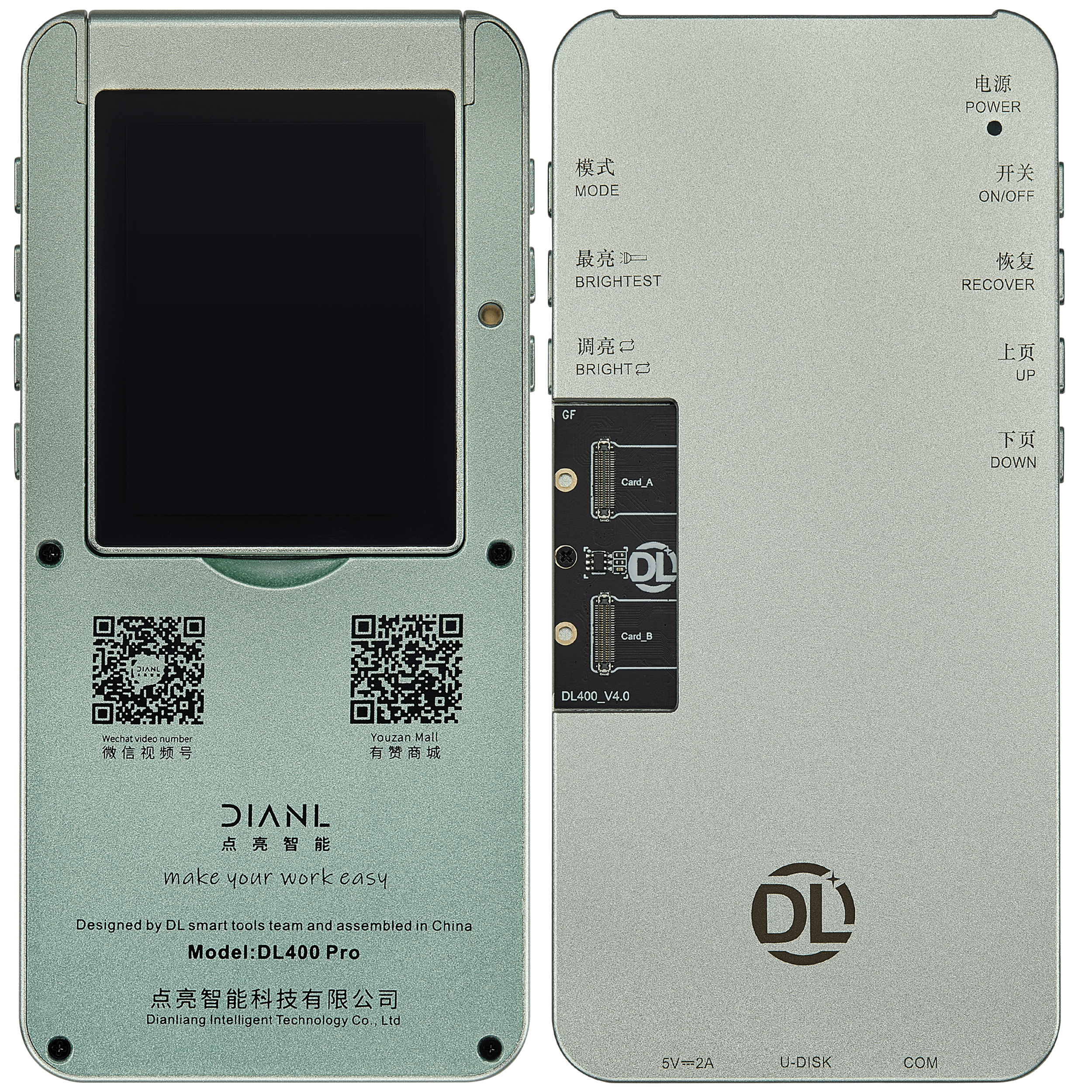 DL400 Pro Display LCD OLED Tester Machine mit 2nd‑Gen Module (DL)